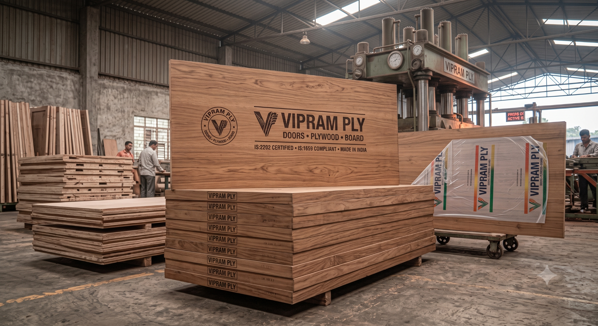 VIPRAM door factory product visual